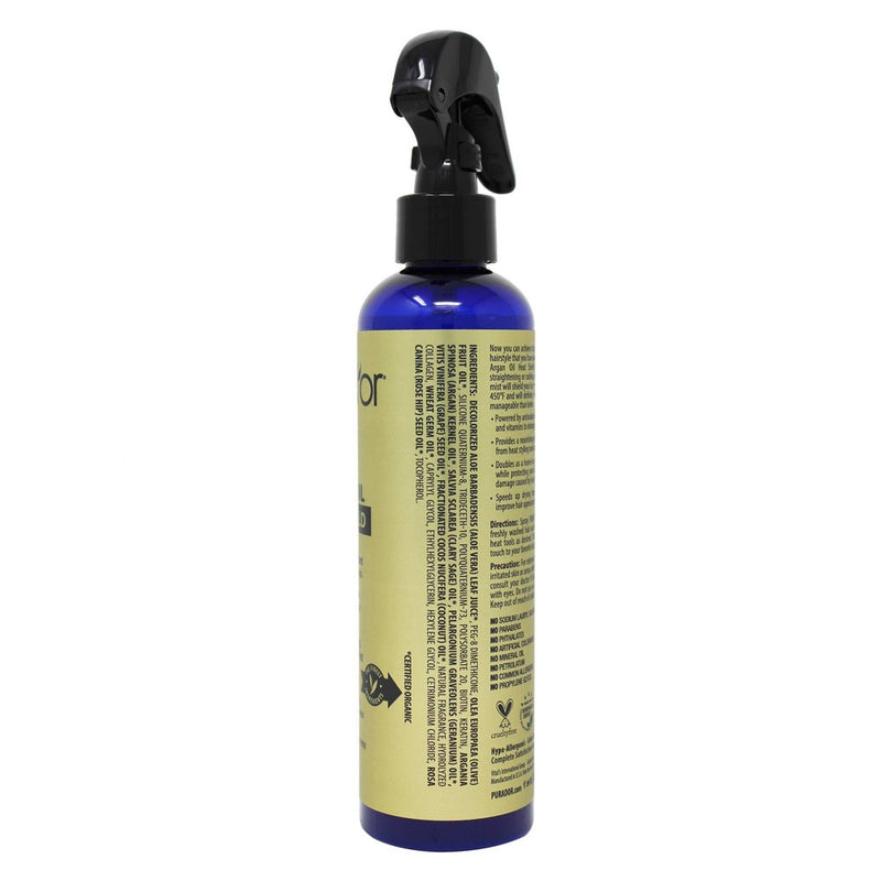 Pura d'or Argan Oil Heat Shield Protectant Spray - 8 fl oz