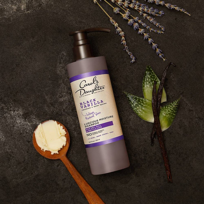 Carol's Daughter Black Vanilla Moisture & Shine Sulfate Free Shampoo for Dry Hair 12 floz