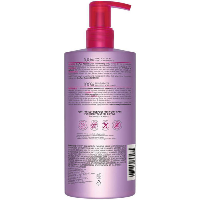 L'Oreal Paris EverPure Moisture Rosemary Oil Shampoo for Dry Hair - 23 fl oz