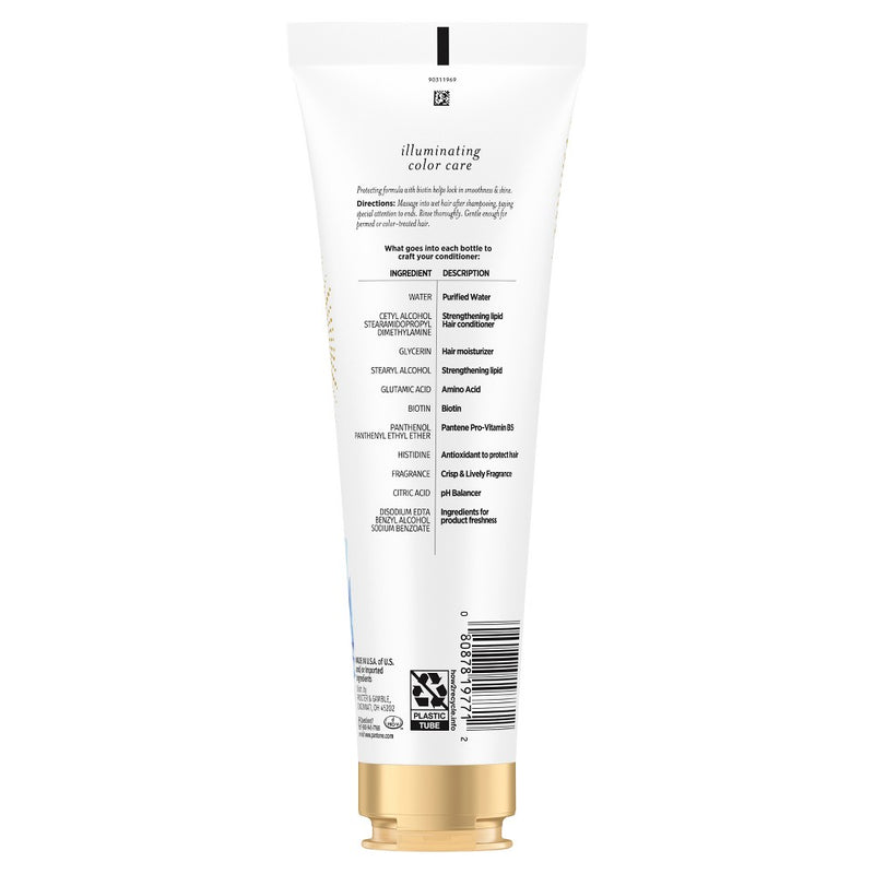 Pantene Nutrient Blends Sulfate Free Illuminating Color Care Conditioner for Color Protection - 8.0 fl oz