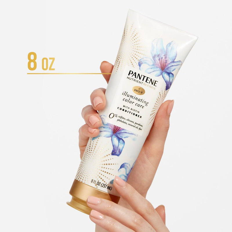 Pantene Nutrient Blends Sulfate Free Illuminating Color Care Conditioner for Color Protection - 8.0 fl oz