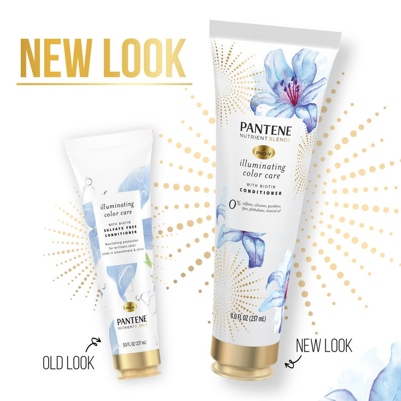 Pantene Nutrient Blends Sulfate Free Illuminating Color Care Conditioner for Color Protection - 8.0 fl oz