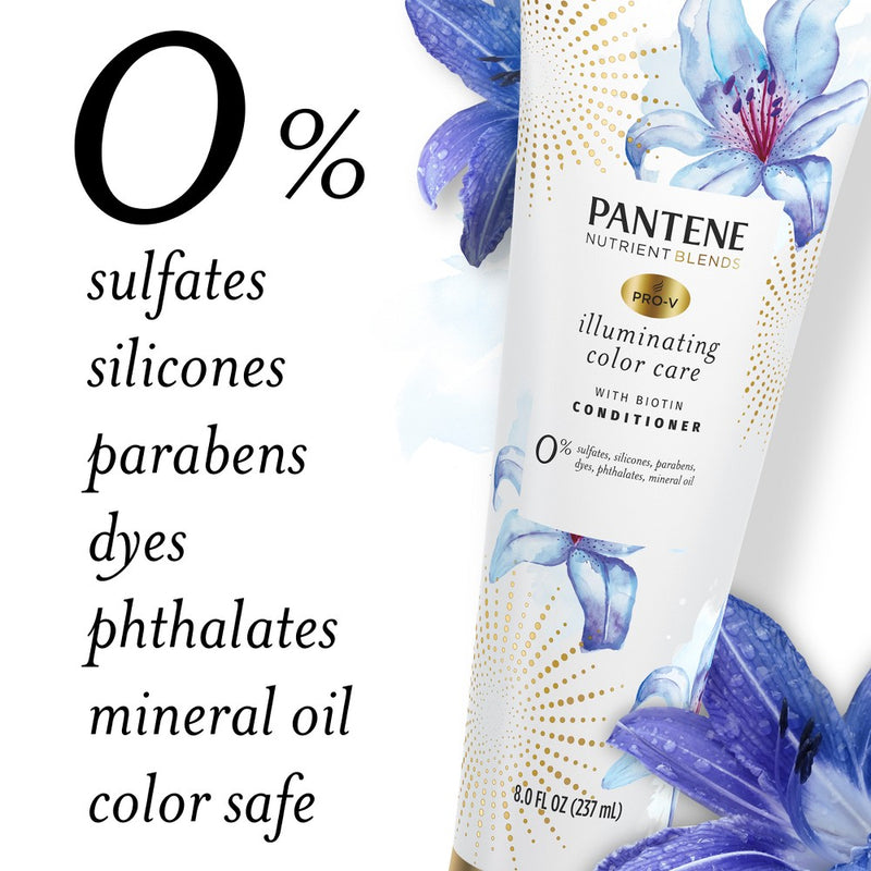 Pantene Nutrient Blends Sulfate Free Illuminating Color Care Conditioner for Color Protection - 8.0 fl oz