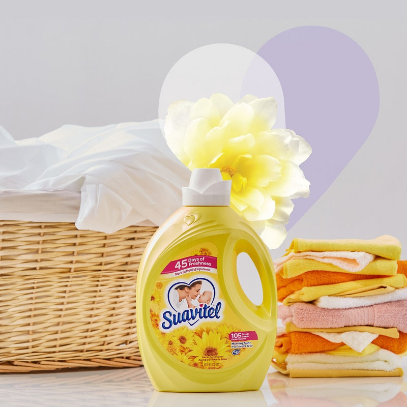 Suavitel Scented Liquid Fabric Softener and Conditioner - Morning Sun - 105 fl oz (LOCAL PICKUP ONLY)