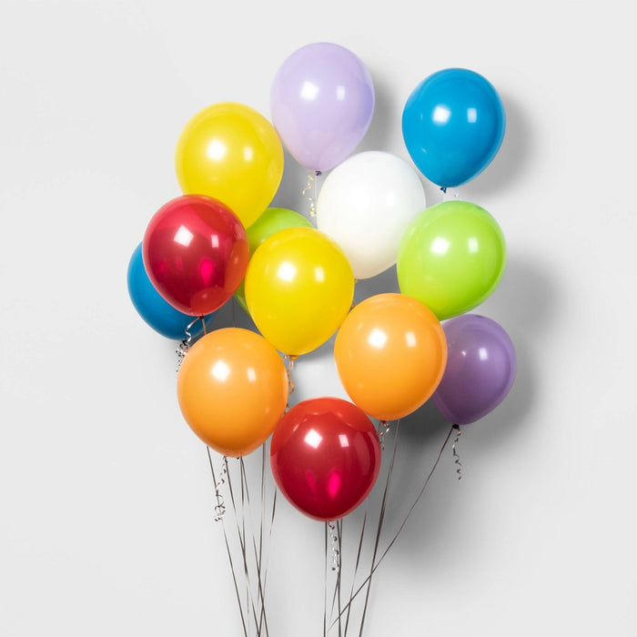 72ct Color Mix Balloons - Spritz