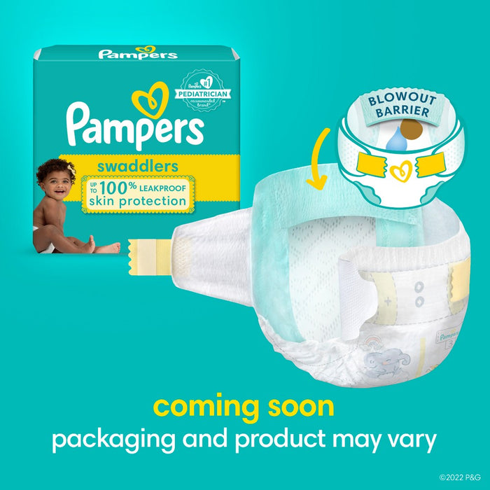 Pampers Swaddlers Active Baby Disposable Diapers Enormous Pack - Size 8 - 60ct