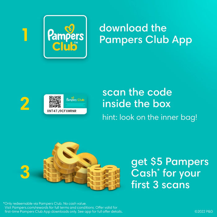 Pampers Swaddlers Active Baby Disposable Diapers Enormous Pack - Size 8 - 60ct