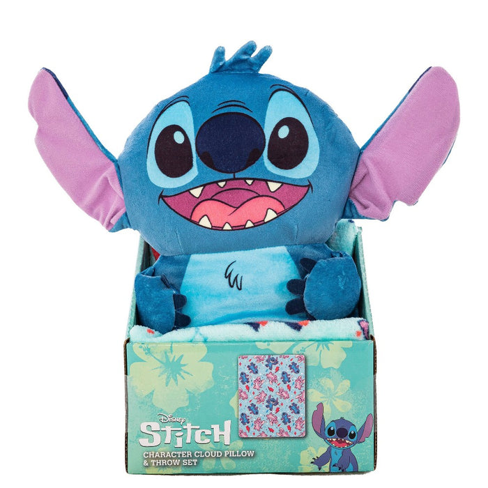 40"x50" Disney Lilo & Stitch Silk Touch Kids' Throw Blanket and HD Hugger