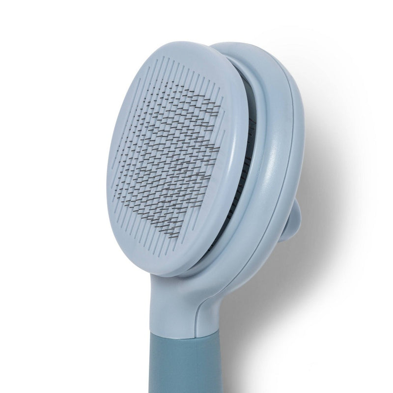Self Clean Slicker Dog Brush Grooming Tool - M - up & up