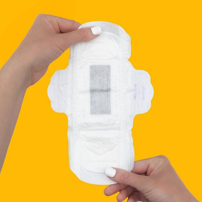 glo Here We Flo Bamboo Ultra Secure Pads for Sensitive Bladder with Wings for Leak Protection and Comfort - 12ct