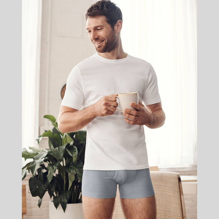 Jockey Generation Men's Stay New Cotton 3pk Crewneck Short Sleeve T-Shirt - White S