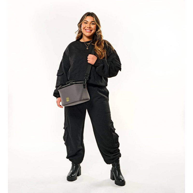 Fit & Fresh Leland Tripp Lunch Bag - Charcoal