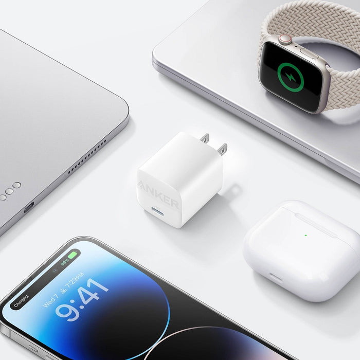 Anker Nano Pro 30W USB-C Power Delivery Wall Charger - White