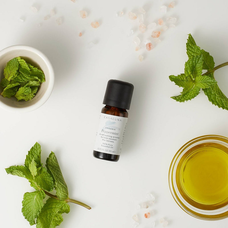 0.33 fl oz Organic Peppermint Essential Oil - Casaluna