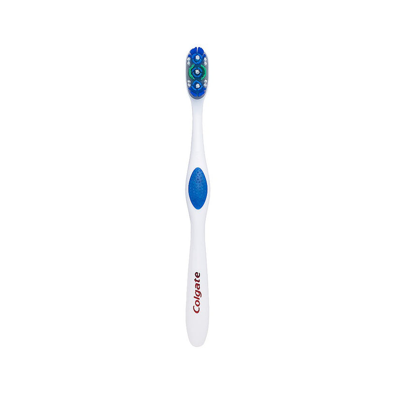 Colgate 360 Manual Toothbrush with Tongue and Cheek Cleaner - Soft Bristles - 4ct