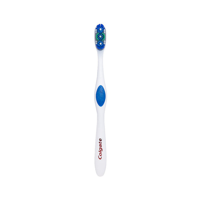 Colgate 360 Manual Toothbrush with Tongue and Cheek Cleaner - Soft Bristles - 4ct