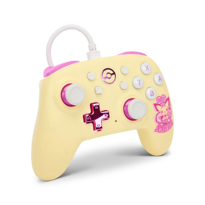 PowerA Nano Wired Controller w/ Case and Comfort Grips-Pokemon: Sweet Friends