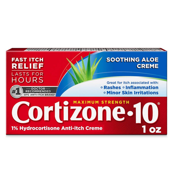 Cortizone 10 Maximum Strength Aloe Anti-Itch Creme - 1oz