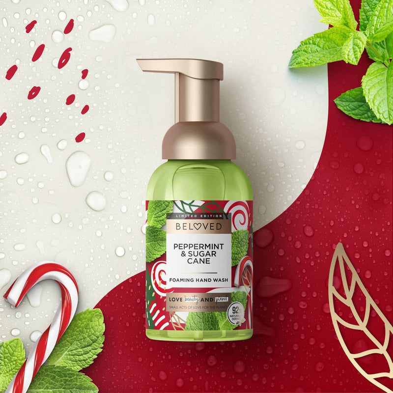 Beloved Peppermint & Sugar Cane Foaming Hand Wash - 8 fl oz