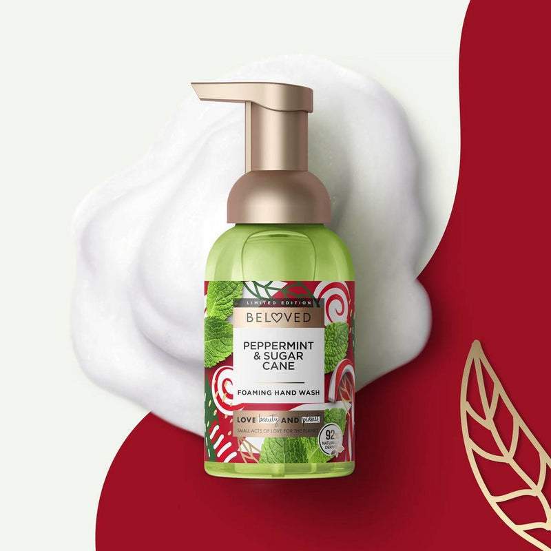 Beloved Peppermint & Sugar Cane Foaming Hand Wash - 8 fl oz