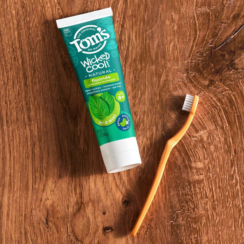 Tom's of Maine Wicked Cool! Anti-cavity Toothpaste - Mild Mint - 5.1oz