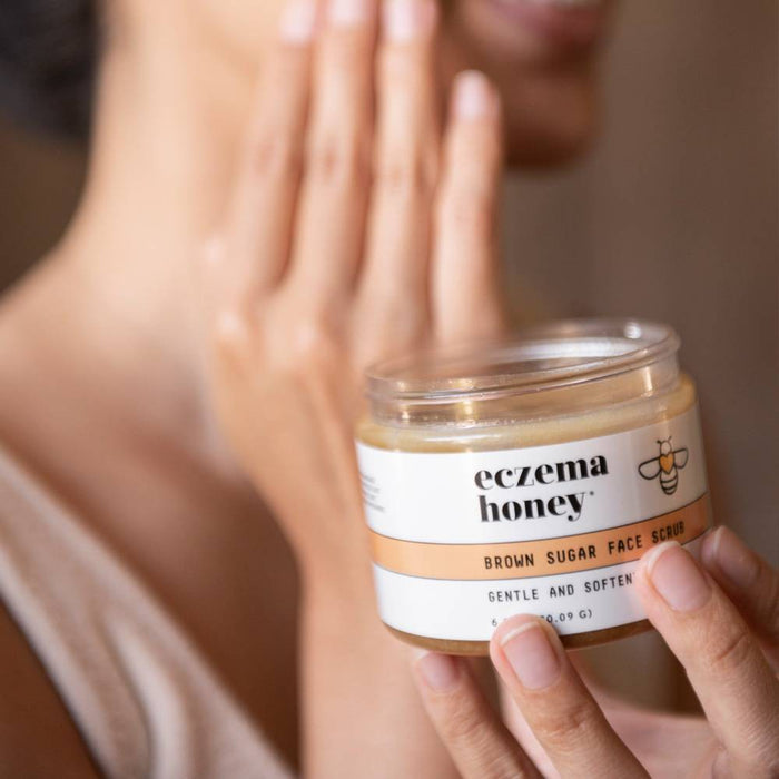 Eczema Honey Brown Sugar Face Scrub - 6oz