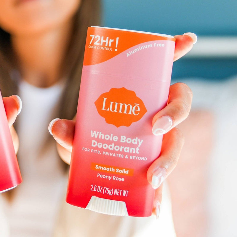 Lume Whole Body Smooth Solid Deodorant Stick - Floral/Rose Scent - 2.6oz