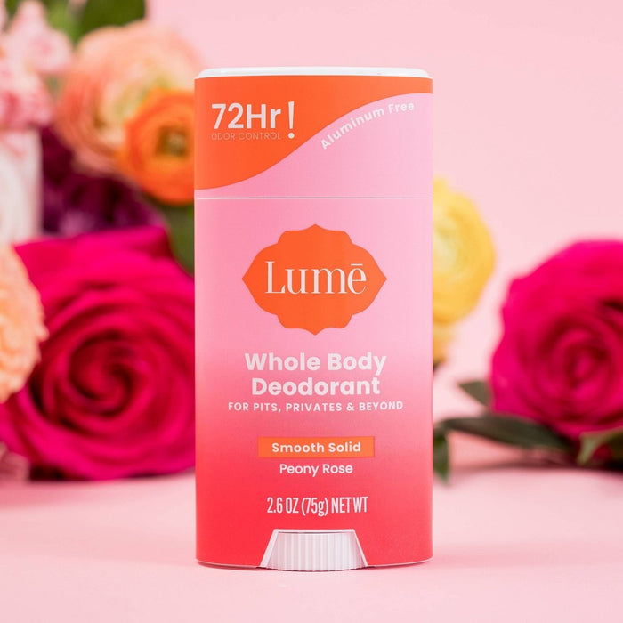 Lume Whole Body Smooth Solid Deodorant Stick - Floral/Rose Scent - 2.6oz