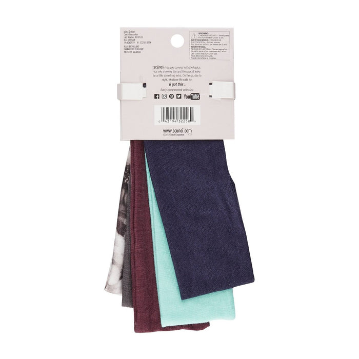 scunci 2.5" Interlock Headwraps - 5pk