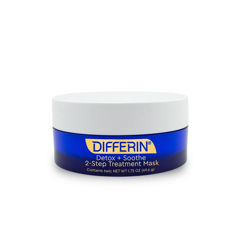 Differin Detox and Soothe 2-Step Treatment Clay Face Mask - 1.75oz