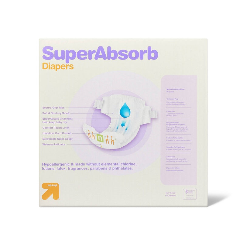 Disposable Diapers Giant Pack - Size Newborn - 162ct - up & up