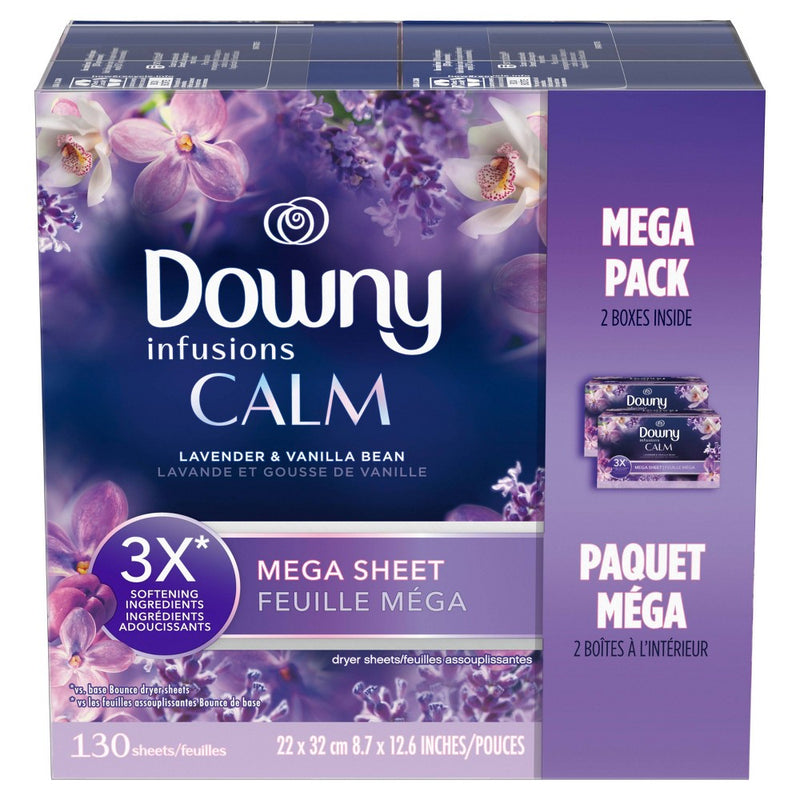 Downy Infusions Calm Dryer Sheets - 130ct