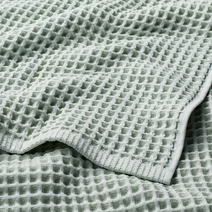 Decorative Waffle Bath Towel Chroma Teal Blue - Casaluna