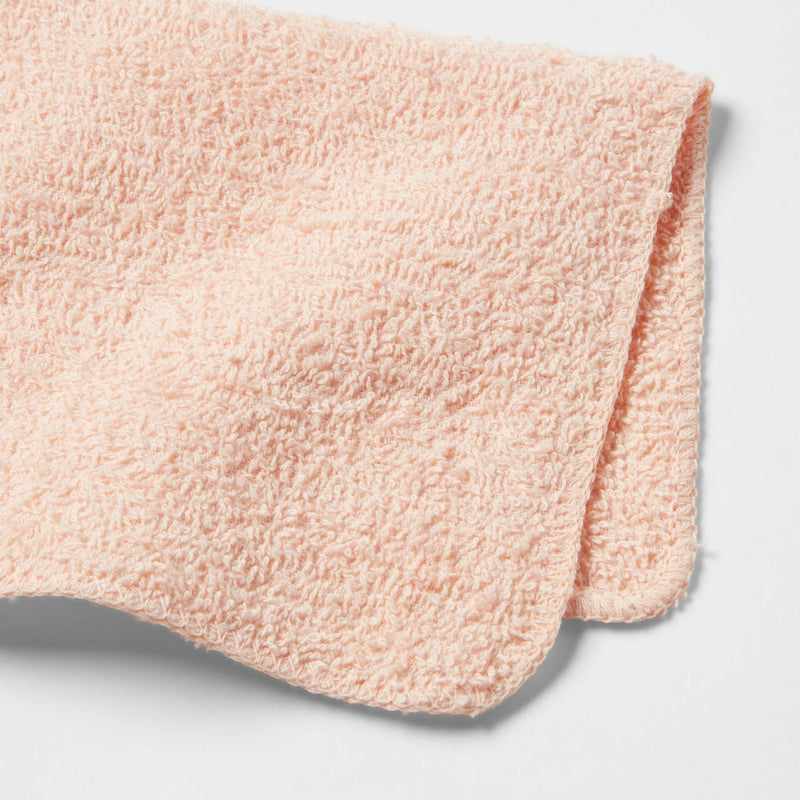 6pk Washcloth Set Light Peach - Room Essentials