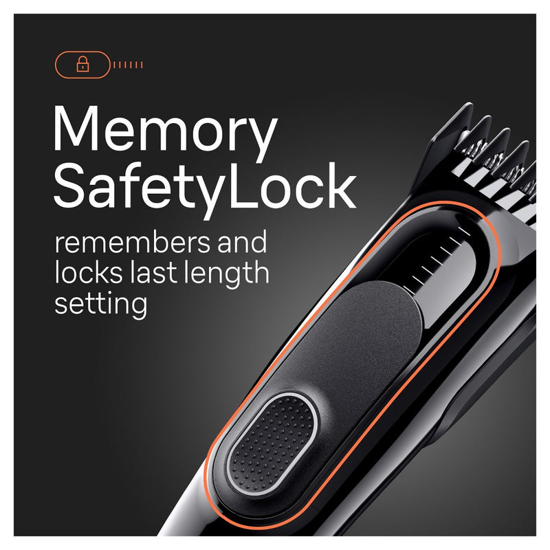 BraunSeries 5 HC5310 Rechargeable 9-Setting HairClipper + 2 Attachment Combs