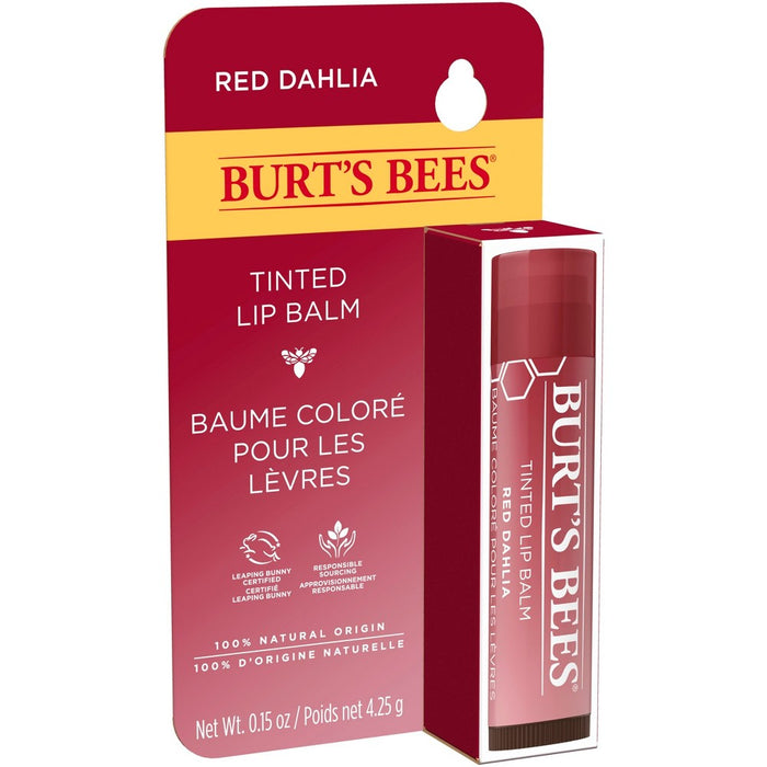 Burt's Bees Tinted Lip Balm - Red Dahlia Blister - 0.15oz