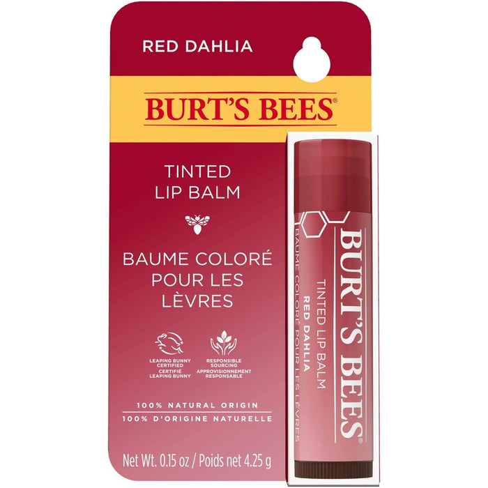 Burt's Bees Tinted Lip Balm - Red Dahlia Blister - 0.15oz