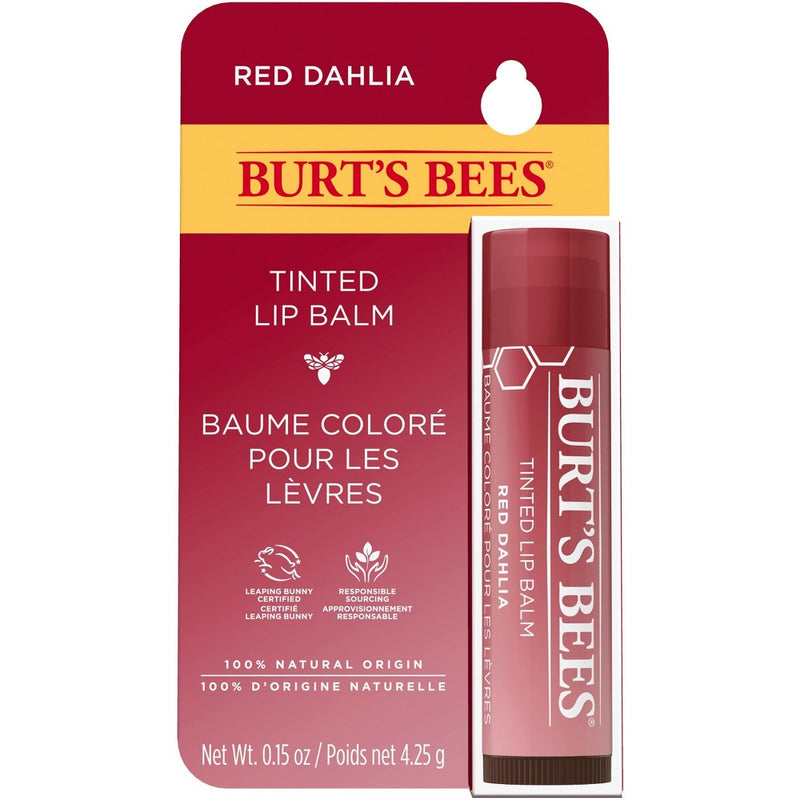 Burt's Bees Tinted Lip Balm - Red Dahlia Blister - 0.15oz