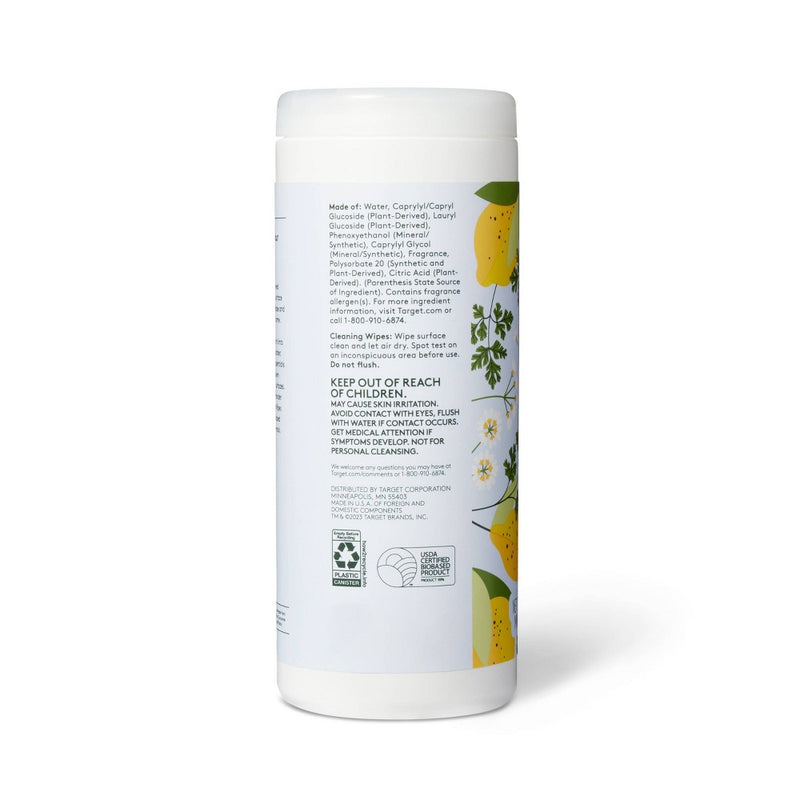 Lemon & Coriander Wipes - 35ct - Everspring