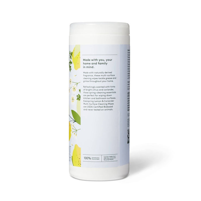 Lemon & Coriander Wipes - 35ct - Everspring