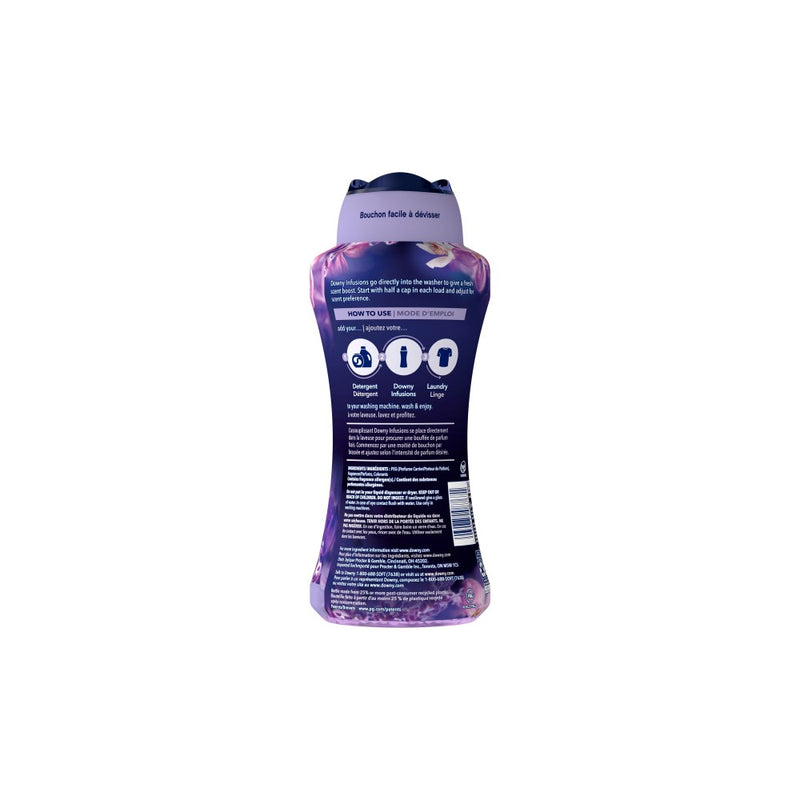 Downy Infusions Calm Lavender & Vanilla Bean Scent In-Wash Booster Beads - 24oz