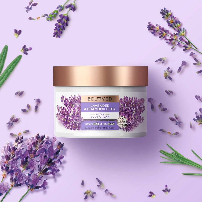Beloved Lavender and Chamomile Tea Vegan Body Cream - 10oz
