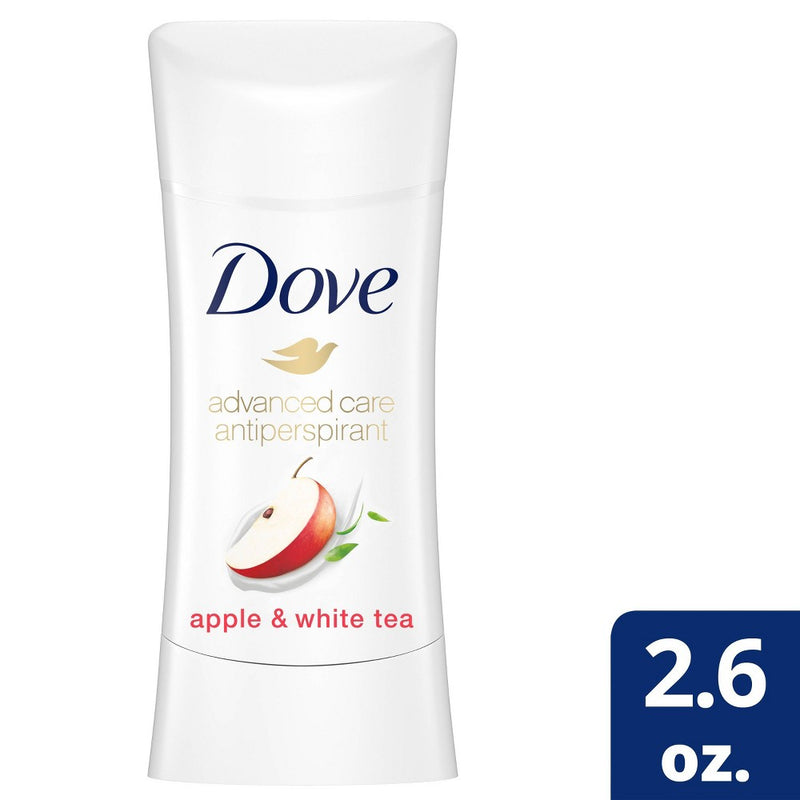 Dove Beauty Advanced Care Apple & White Tea 48-Hour Invisible Antiperspirant & Deodorant Stick - 2.6oz