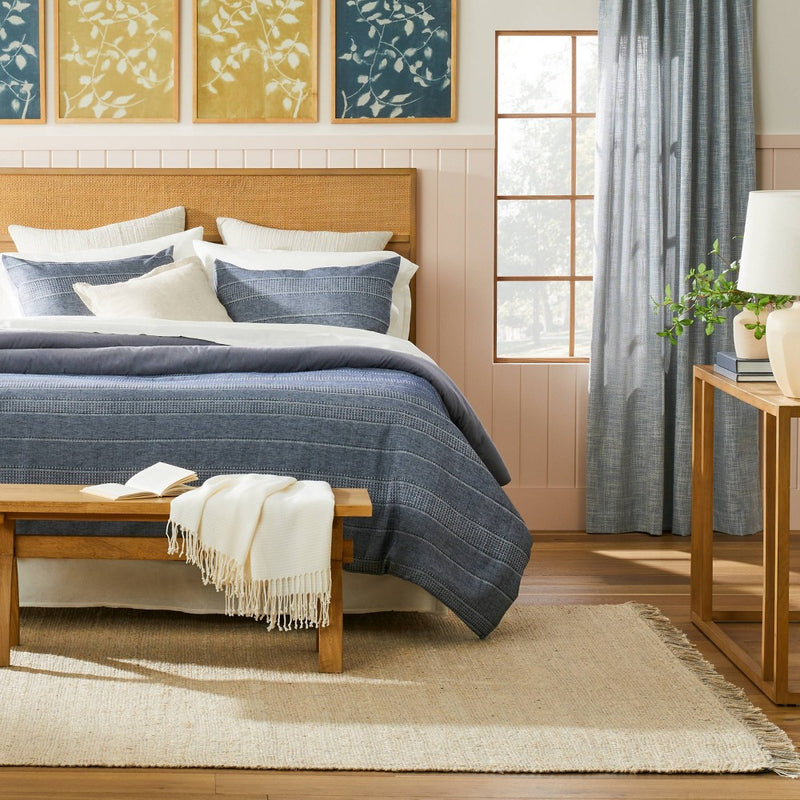 Solid Texture Woven Throw Blanket Sour Cream - Hearth & Hand with Magnolia