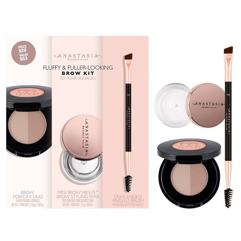 Anastasia Beverly Hills Fluffy and Fuller Looking Brow Kit - Taupe - 1oz/2ct - Ulta Beauty