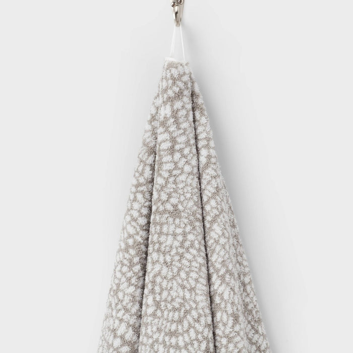 Performance Plus Oversized Bath Towel Gray Geo - Threshold