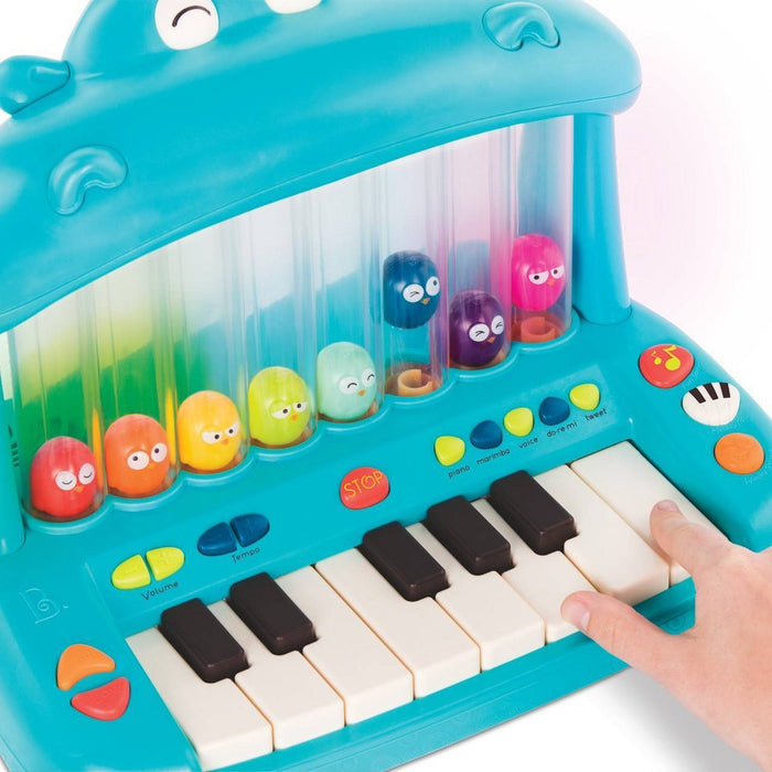 B. toys Toy Piano for Kids Hippo Pop