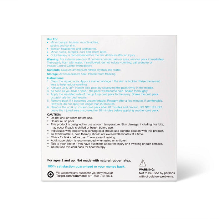 Instant Cold Pack - 2pk - up & up