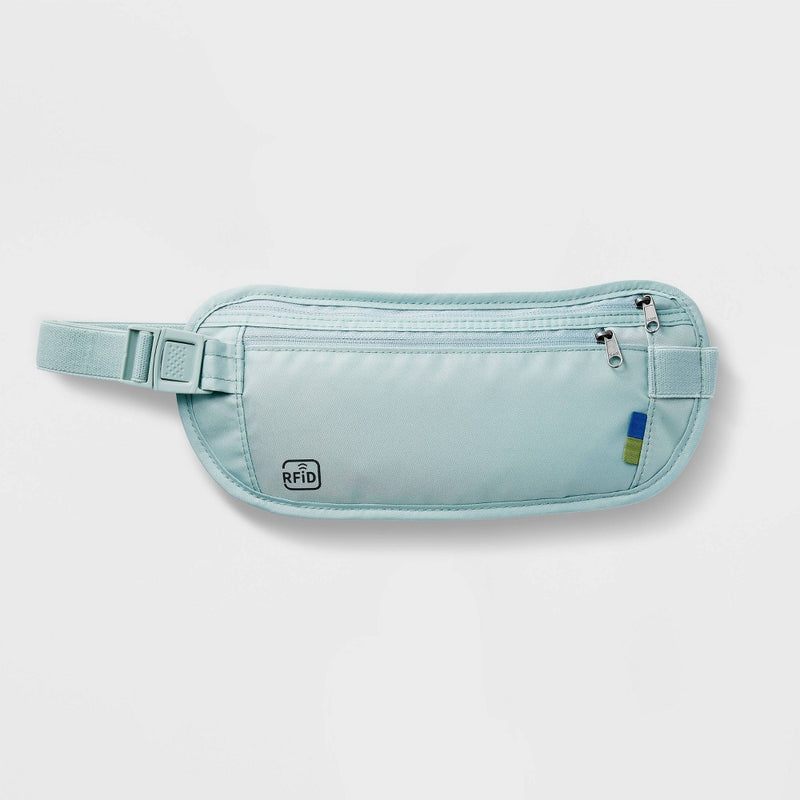 RFID Blocking Waist Pouch Puritan Gray - Open Story