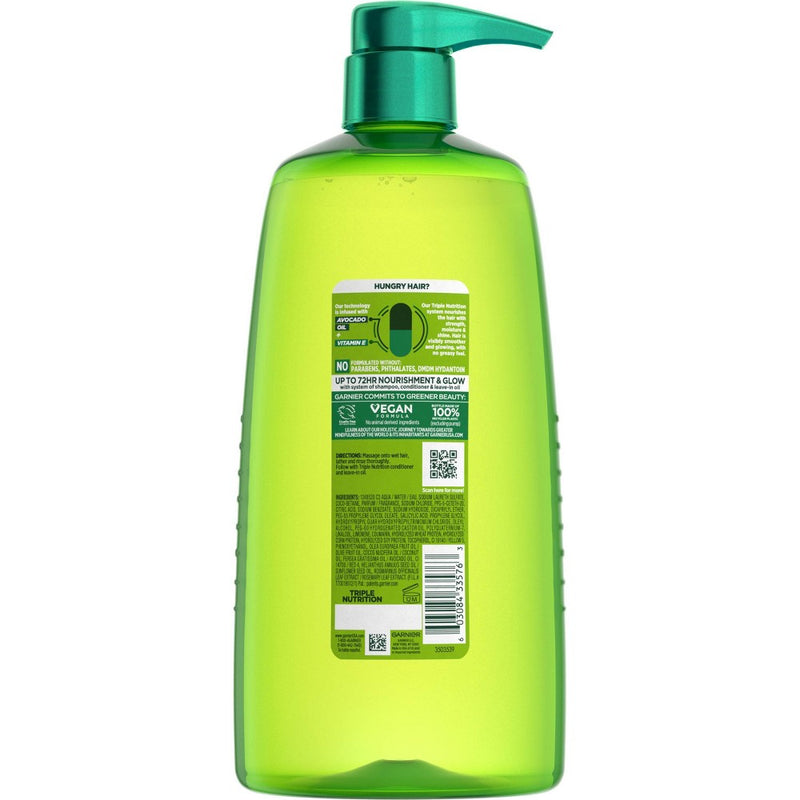 Garnier Fructis with Active Fruit Protein Triple Nutrition Shampoo - 33.8 fl oz